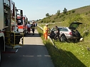 Unfall auf der A 38 (Foto: nnz) Unfall auf der A 38 (Foto: nnz)