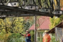 " Brückenbau im Thueringer Wald " (Foto: THW) " Brückenbau im Thueringer Wald " (Foto: THW)