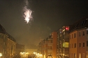Feuerwerk &uuml;ber Sondershausen (Foto: Karl-Heinz Herrmann)