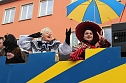 N&auml;rrinnen und Narren zogen durch Sondershausen (1) (Foto: Karl-Heinz Herrmann)