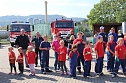Feuerwehr zeigte sich (Foto: Karl-Heinz Herrmann) Feuerwehr zeigte sich (Foto: Karl-Heinz Herrmann)