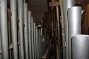 Das Innenleben der Strobel-Orgel (Foto: Karl-Heinz Herrmann)