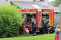 Mit der Feuerwehr zum Jubiläum (Foto: Karl-Heinz Herrmann) Mit der Feuerwehr zum Jubiläum (Foto: Karl-Heinz Herrmann)