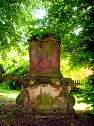 Der alte Grabstein an der Oberkirche erzählt…. (Foto: Peter Zimmer) Der alte Grabstein an der Oberkirche erzählt…. (Foto: Peter Zimmer)