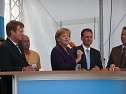 Besuch von Angela Merkel in Nordhausen (Foto: nnz, T. Soszynski, K. Knittel)