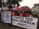 Demonstration vor der Th&uuml;ringer Staatskanzlei (Foto: Peter Morich)