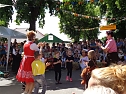Auf dem Bauernhof war zum 25. Stra&szlig;enfest etwas los (Foto: Kindervilla)
