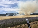 Feldbrand zwischen Gro&szlig;- und Kleinfurra (Foto: S. Dietzel)