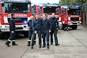 Vier Feuerwehrfahrzeuge für den Kyffhäuserkreis (Foto: Karl-Heinz Herrmann) Vier Feuerwehrfahrzeuge für den Kyffhäuserkreis (Foto: Karl-Heinz Herrmann)