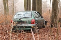 auto im Wald (Foto: S.Dietzel)