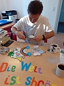 Aktion: "Die Welt ist sch&ouml;n" (Foto: Katharina Weizel)