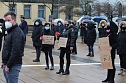 Proteste der Frisörinnung vor dem Nordhäuser Bahnhof (Foto: oas) Proteste der Frisörinnung vor dem Nordhäuser Bahnhof (Foto: oas)