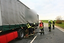 Unfallflucht und verlorene Ladung auf der B4 (Foto: S. Dietzel)