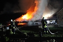 Garagenbrand in Feldengel (Foto: S. Dietzel)
