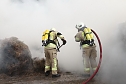 Heuballen in Sondershausen in Flammen (Foto: S.Dietzel)