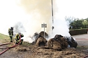 Heuballen in Sondershausen in Flammen (Foto: S.Dietzel)