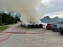 Heuballen in Sondershausen in Flammen (Foto: S.Dietzel)