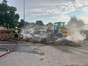 Heuballen in Sondershausen in Flammen (Foto: S.Dietzel)