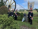 Kranzniederlegung f&uuml;r verungl&uuml;ckte Bergm&auml;nner  (Foto: Bergmannsverein Gl&uuml;ckauf Sondershausen)