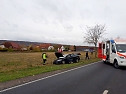 Unfall heute Nachmittag (Foto: Feuerwehr Bad Frankenhausen/SD)