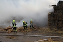 Strohballenbrand in Niedertopfstedt (Foto: S.Dietzel)