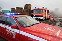 Strohballenbrand in Niedertopfstedt (Foto: S.Dietzel)