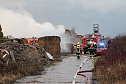 Strohballenbrand in Niedertopfstedt (Foto: S.Dietzel)