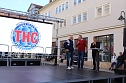 Vorstellung des neuen THC-Teams gestern auf dem Langensalzaer Neumarkt (Foto: oas)