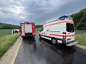 Unfall mit umgekipptem Sattelzug (Foto: S.Dietzel) Unfall mit umgekipptem Sattelzug (Foto: S.Dietzel)