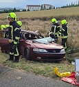 Drei junge M&auml;nner bei Unfall leicht verletzt (Foto: Feuerwehr Bad Frankenhausen/Silvio Dietzel)
