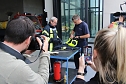 Th&uuml;ringens Innenminister Georg Maier stellte die Feuerwehrstatistik f&uuml;r das Jahr 2022 in der neuen Feuerwache in Nordhausen vor (Foto: agl)