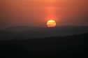 Sonnenuntergang - fotografiert vom Hainer Berg (Foto: Christoph Keil)