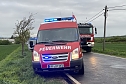 Schwerer Unfall am Montagmorgen auf der Ortsverbindung zwischen Rockstedt und Bellstedt im Kyffh&auml;userkreis (Foto: Silvio Dietzel)