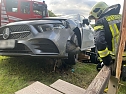 Verkehrsunfall in Heldrungen (Foto: S. Dietzel)