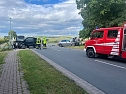 Verkehrsunfall in Heldrungen (Foto: S. Dietzel)