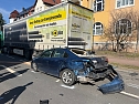 Schwerer Unfall in der Sondersh&auml;user Innenstadt (Foto: S. Dietzel)