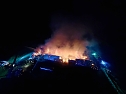 Brand in der Nacht  (Foto: Pascal Winkler, Silvio Dietzel, THW Sondershausen, Feuerwehr)
