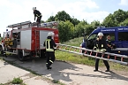 Gro&szlig;einsatz von Rettungskr&auml;ften (Foto: G&uuml;nter Herting)