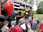 Bei der Feuerwehr (Foto: Kita K&auml;ferland)