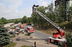 Brandausbruch nach Gasexplosion (Foto: G&uuml;nter Herting)