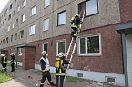 Brandausbruch nach Gasexplosion (Foto: G&uuml;nter Herting)