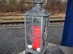 Friedenslicht mit Hindernissen (Foto: Karl-Heinz Herrmann)