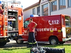 Leser beim Feuerwehrfest (Foto: Dorothea Kieper)