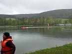 &Uuml;bung auf dem Wasser (Foto: Karl-Heinz Herrmann)