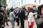 Bild: Gespr&auml;che mit der Verteidigungsministerin (Foto: Karl-Heinz Herrmann)