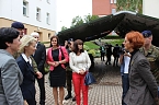 Bild: Gespr&auml;che mit der Verteidigungsministerin (Foto: Karl-Heinz Herrmann)