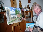 Maler Helmut Ahlert (Foto: Hans-J&uuml;rgen Schmidt)
