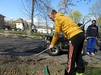 Fr&uuml;hjahrsputz in Ortsteil Esperstedt (Foto: Stadt Bad Frankenhausen)