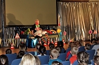 Mit Clown Hajo f&uuml;r mehr Sicherheit (Foto: Karl-Heinz Herrmann)