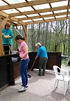Hundefreunde r&auml;umten auf (Foto: Privat)